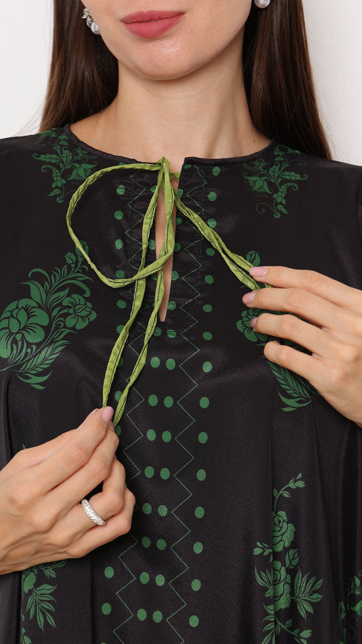 Ardine Noire Kaftan