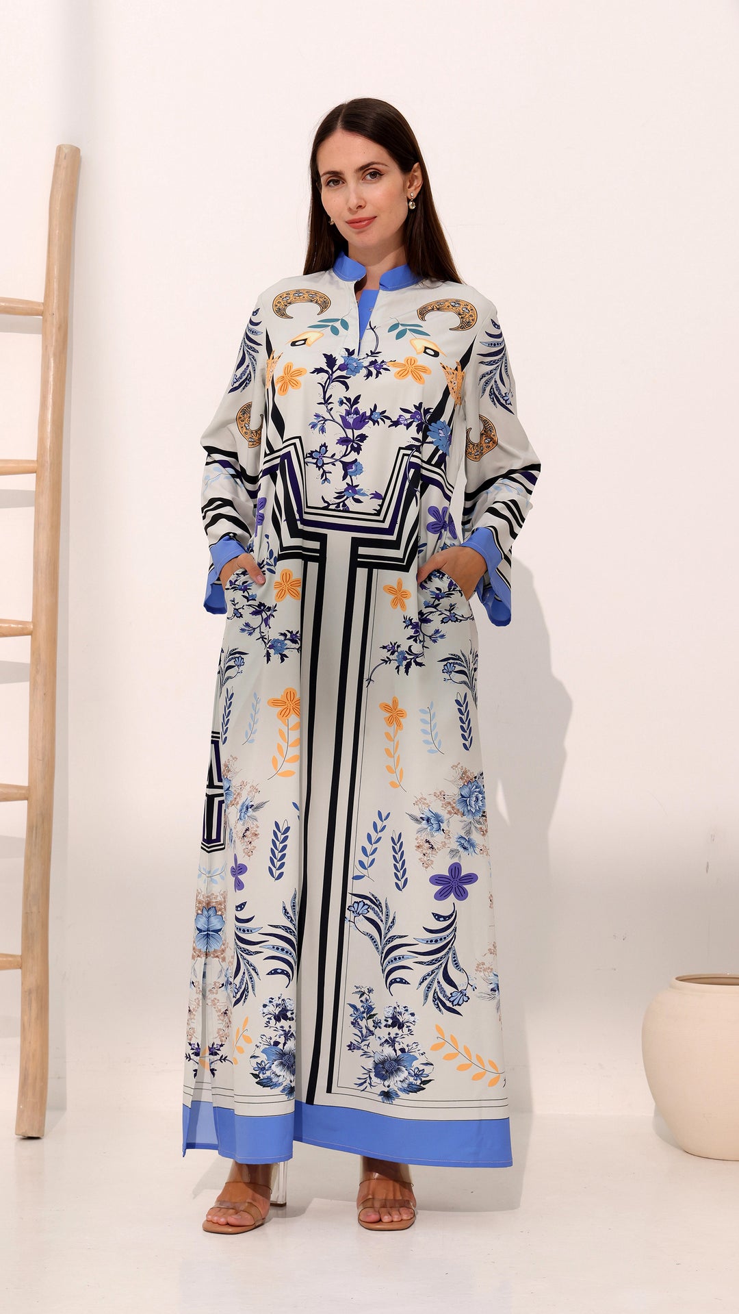 Garden Reverie Kaftan Dress