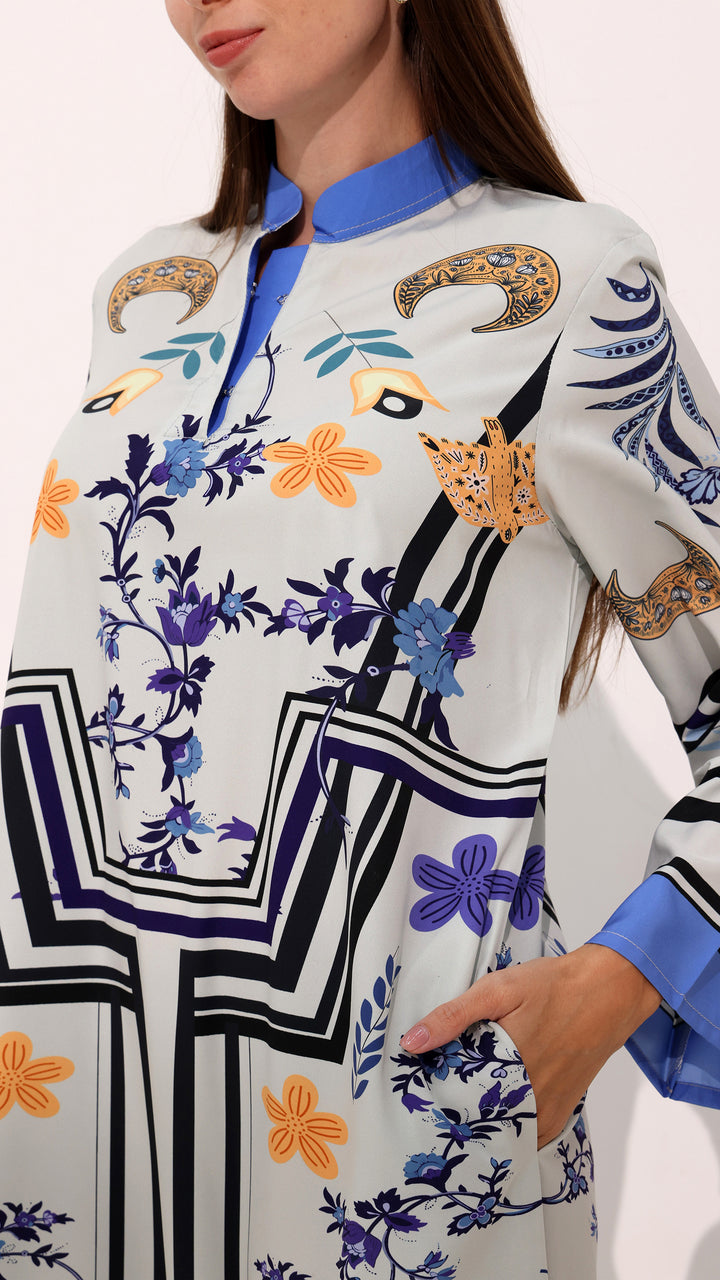 Garden Reverie Kaftan Dress