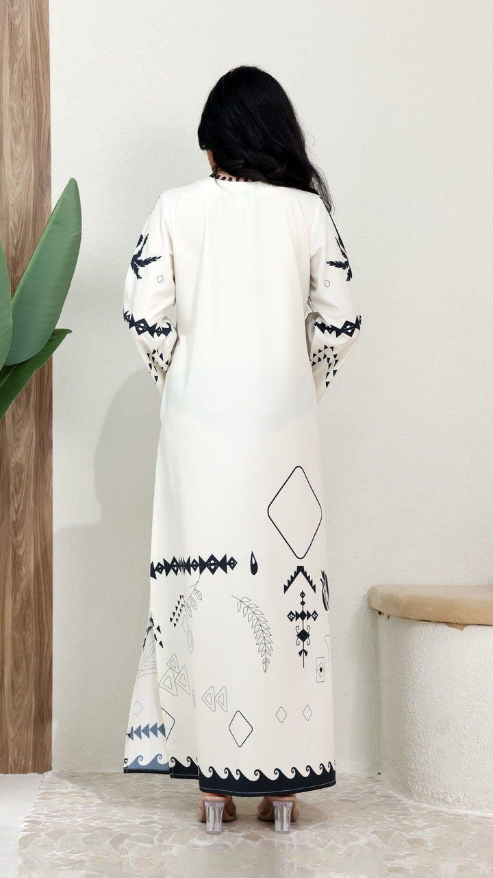 Ravena Sable Kaftan Dress