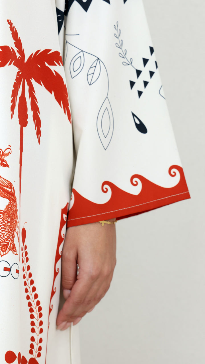 Ravena Sable Kaftan Dress