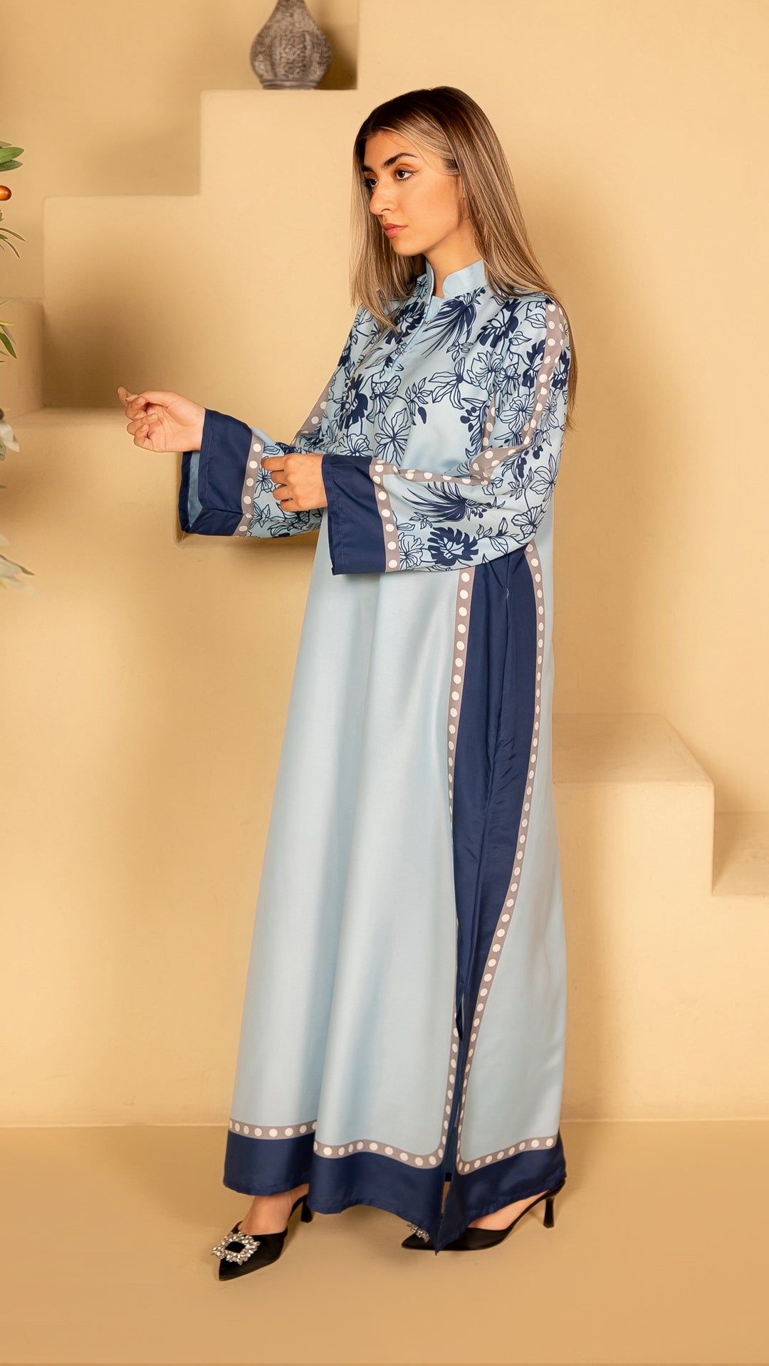 Rovelle Azurea Kaftan Dress