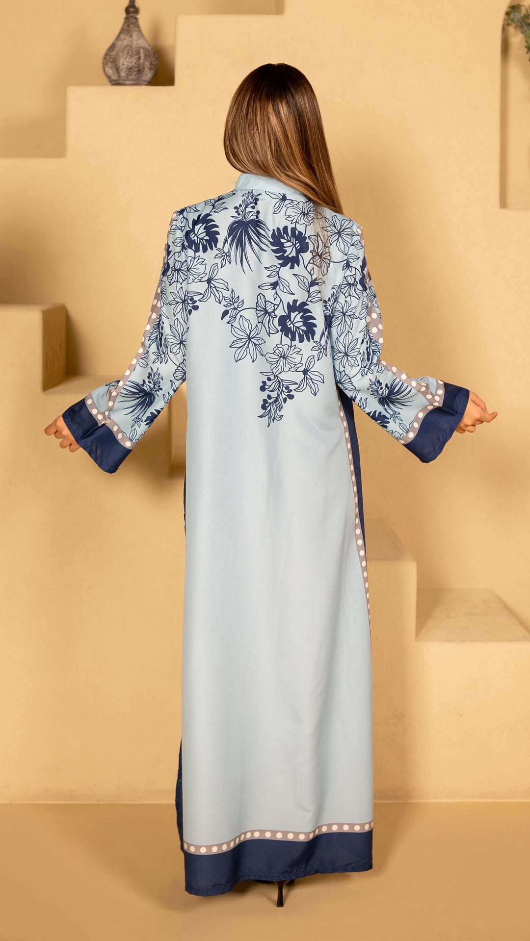 Rovelle Azurea Kaftan Dress