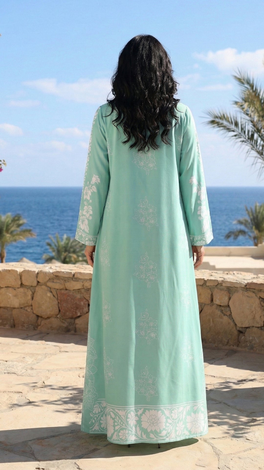 Sylvie Azurea Kaftan Dress