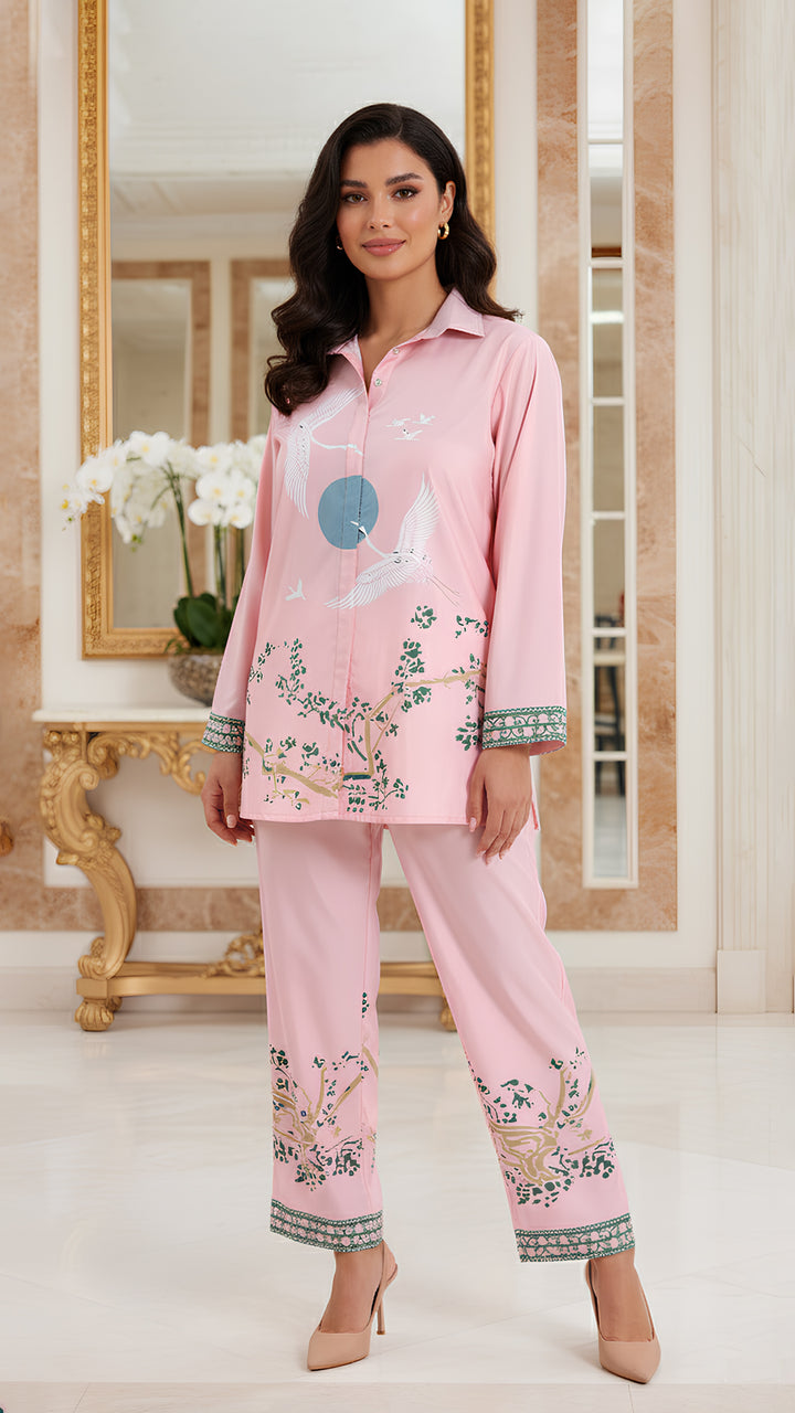 pink co-ord set for women