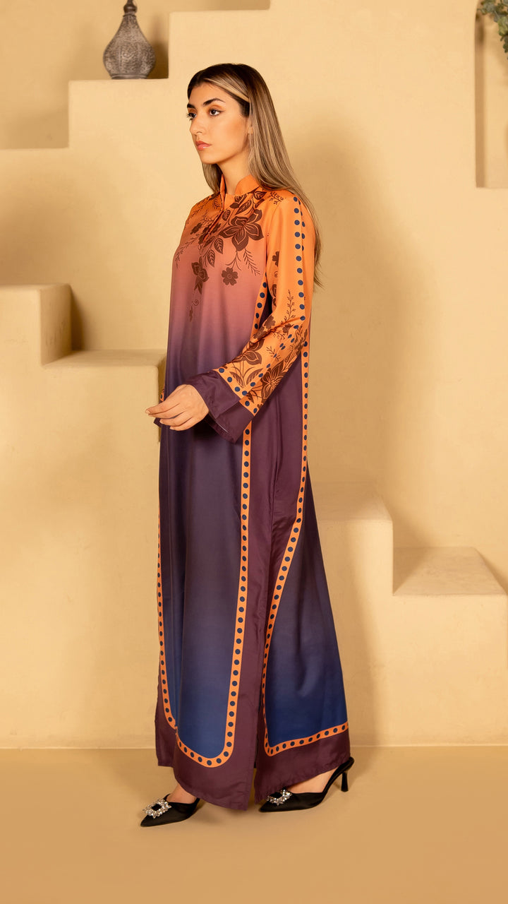 Rovelle Crimson Kaftan Dress