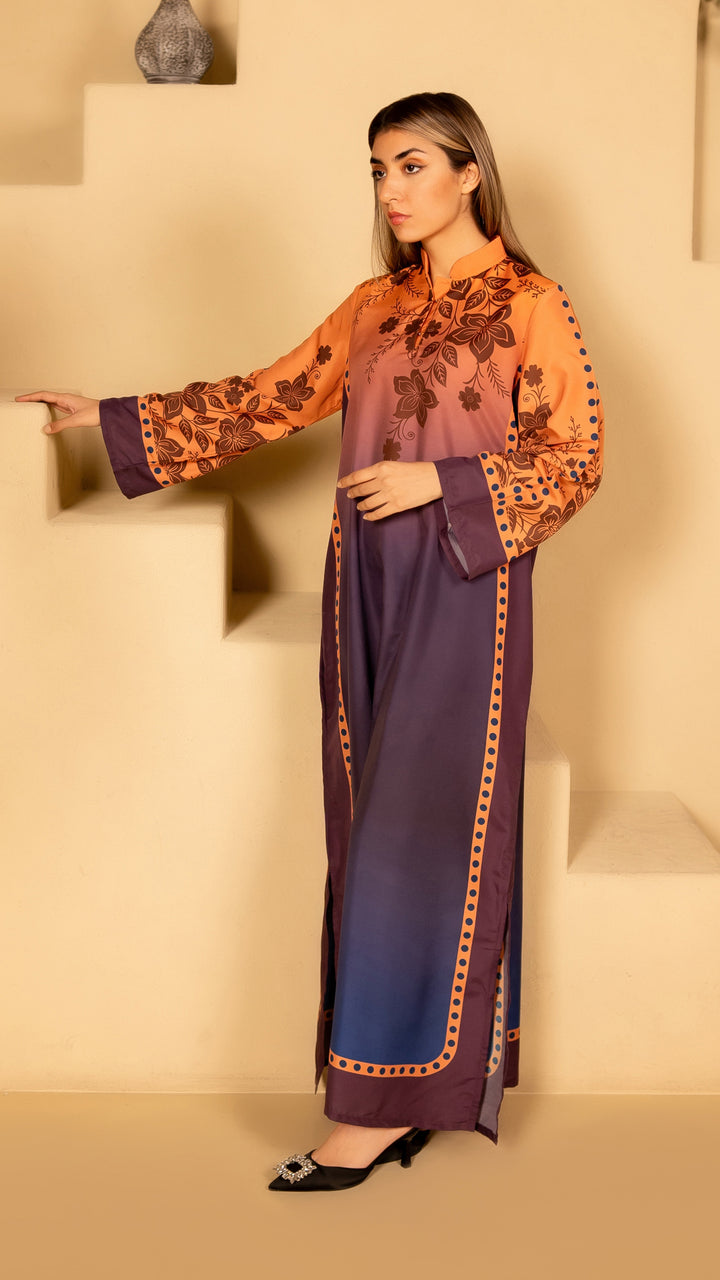 Rovelle Crimson Kaftan Dress