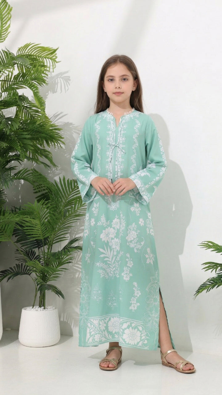 Sylvie Azurea Kids Kaftan Dress