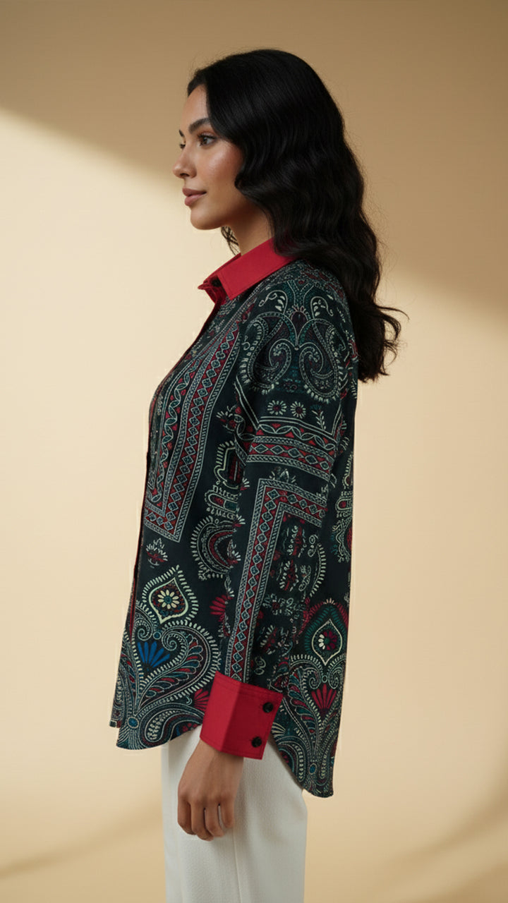 Noirvine Button-Down Shirt