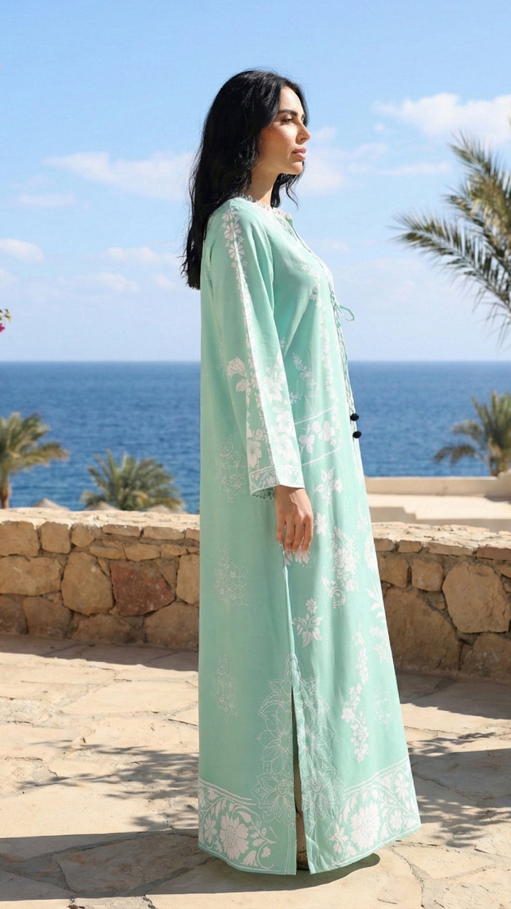 Sylvie Azurea Kaftan Dress
