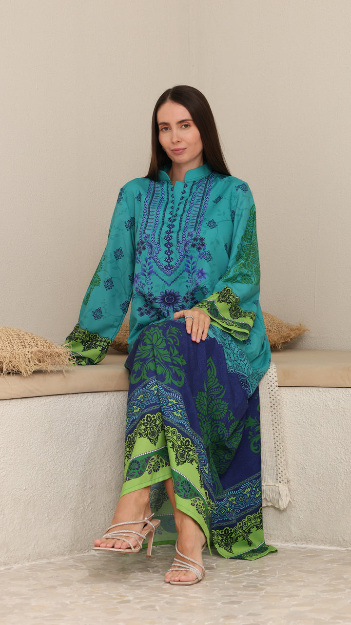 Zarivelle Kaftan Dress