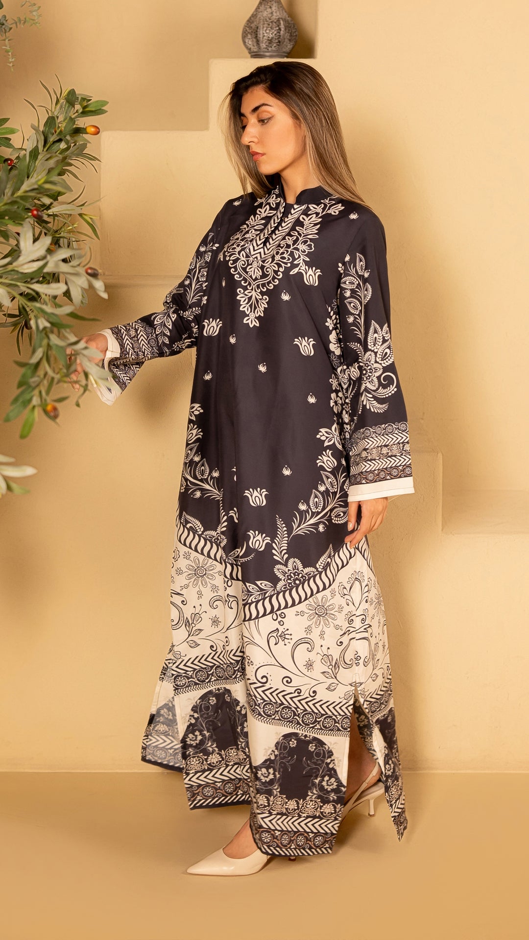 Brunelle Kaftan Dress