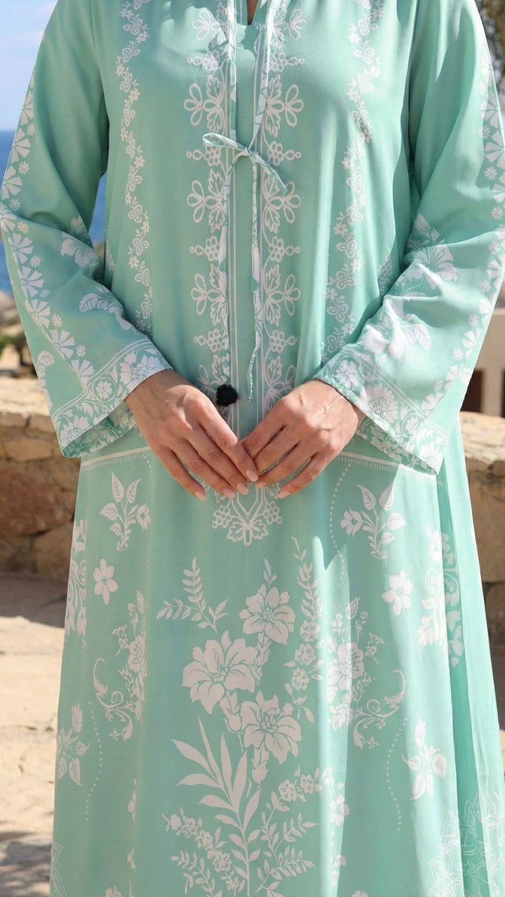 Sylvie Azurea Kaftan Dress