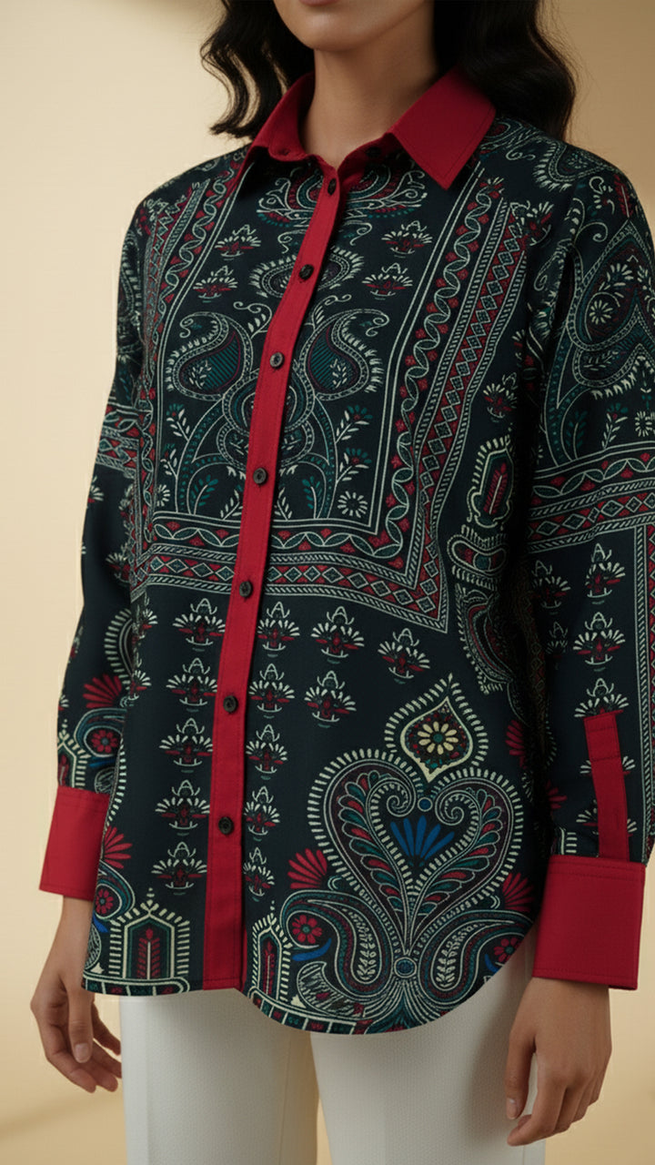 Noirvine Button-Down Shirt