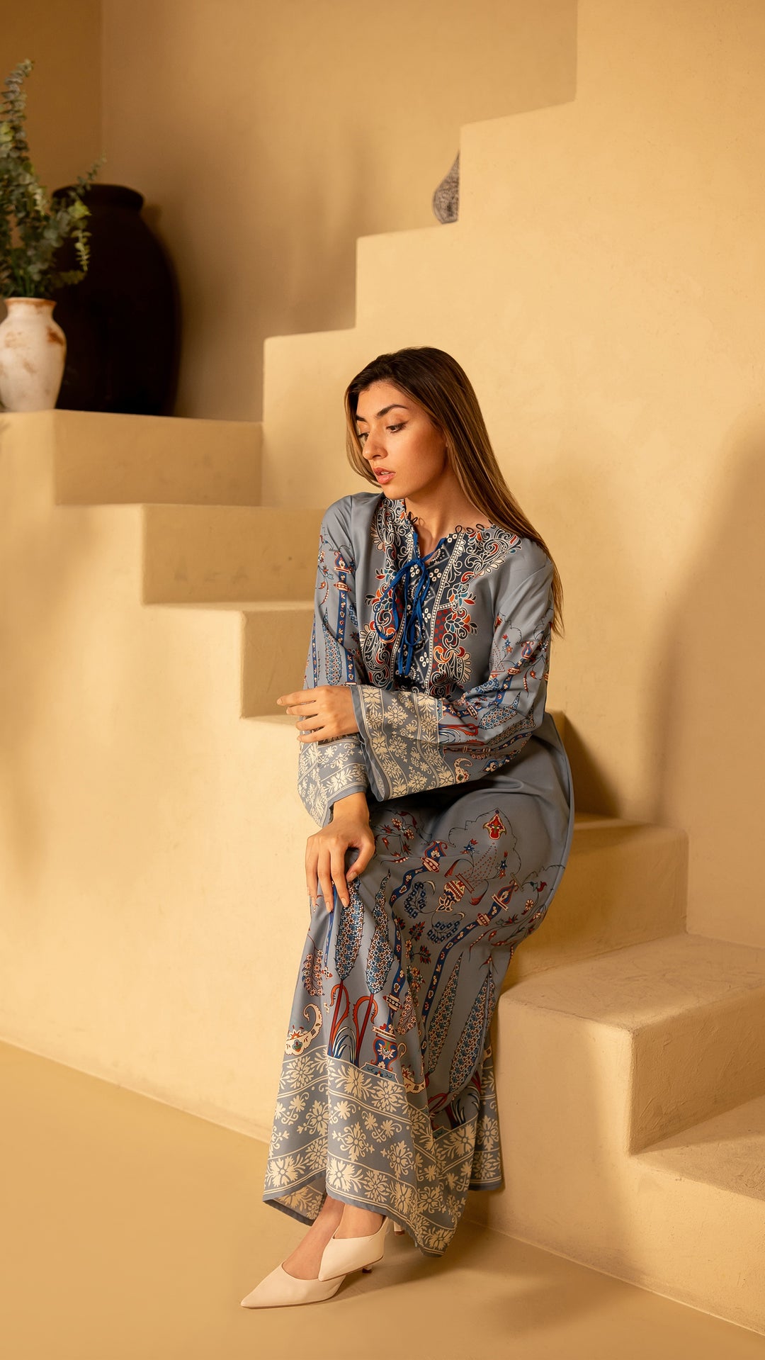 Orvella Kaftan Dress