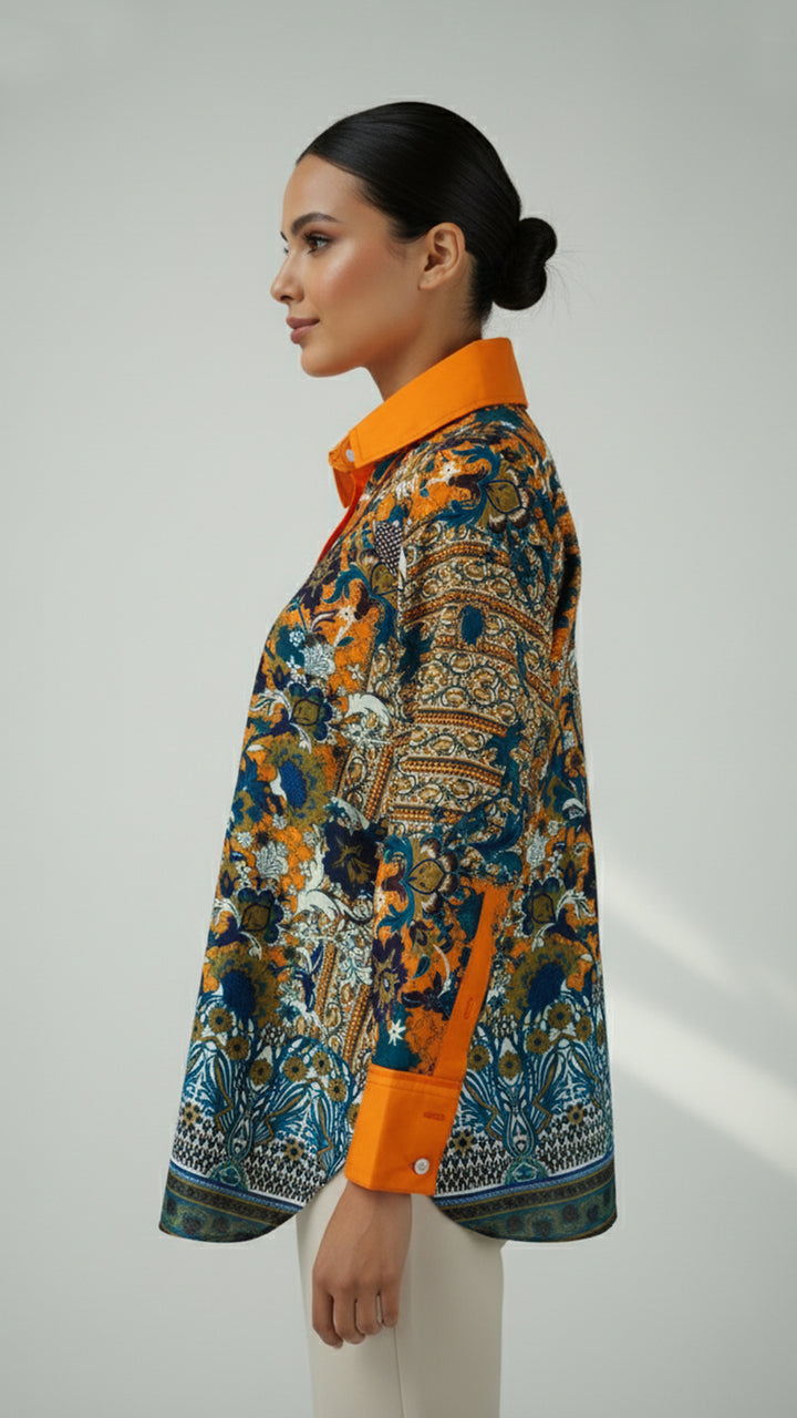 Tevrine Button-Down Shirt