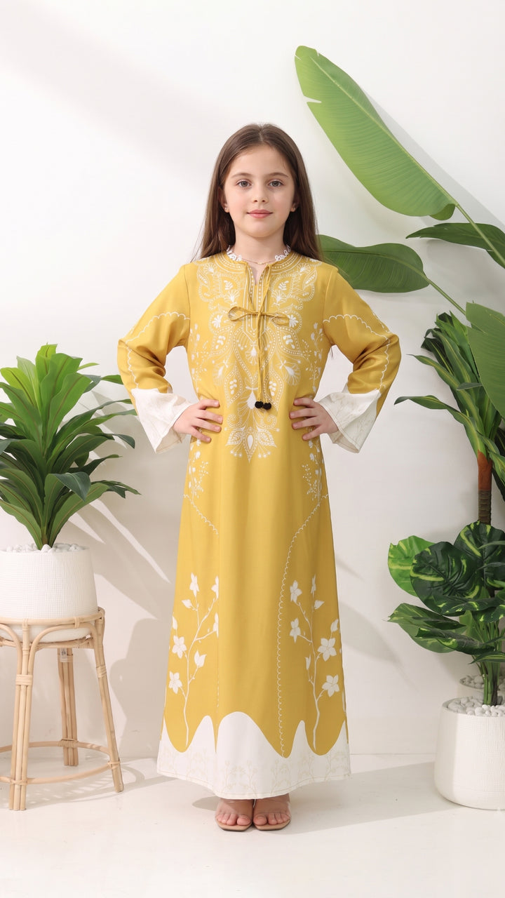 Orienra Kids Kaftan Dress