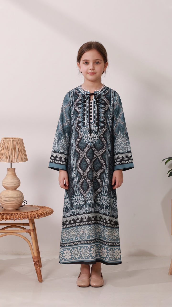 Zevarin Kids Kaftan Dress