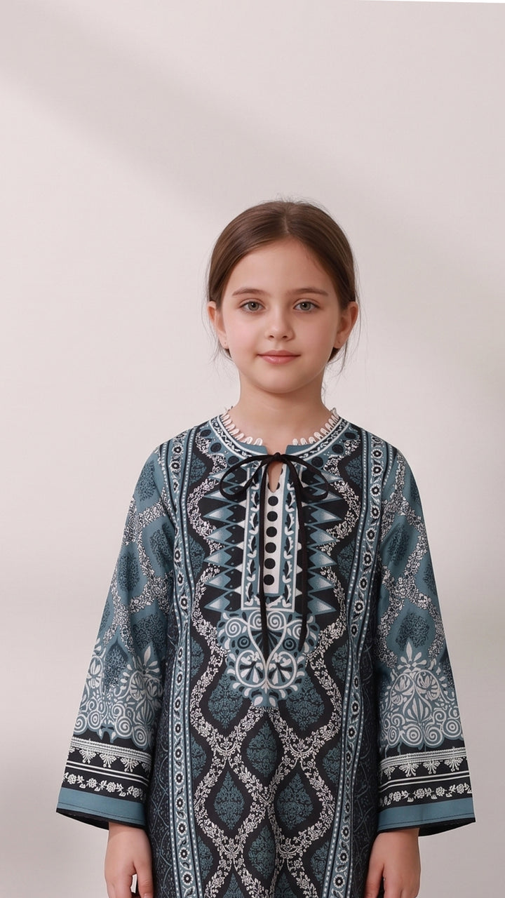 Zevarin Kids Kaftan Dress