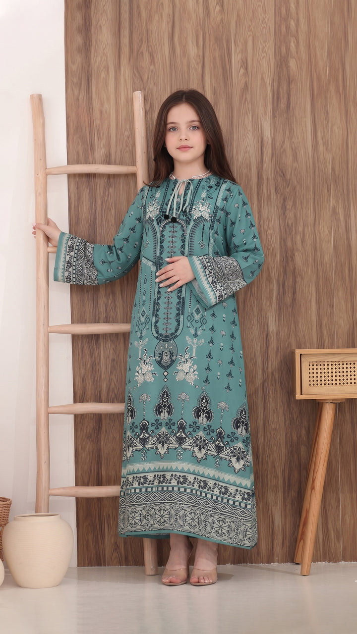 Zelijah Kids Kaftan Dress