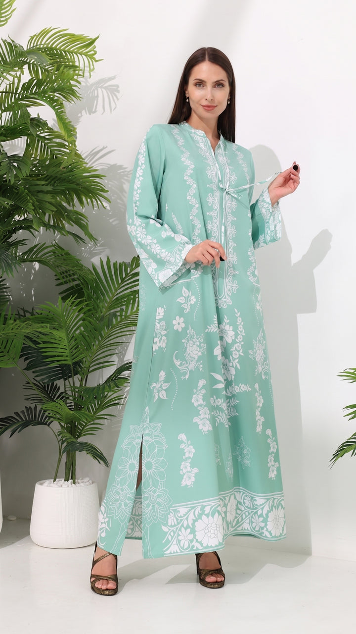 Sylvie Azurea Kaftan Dress