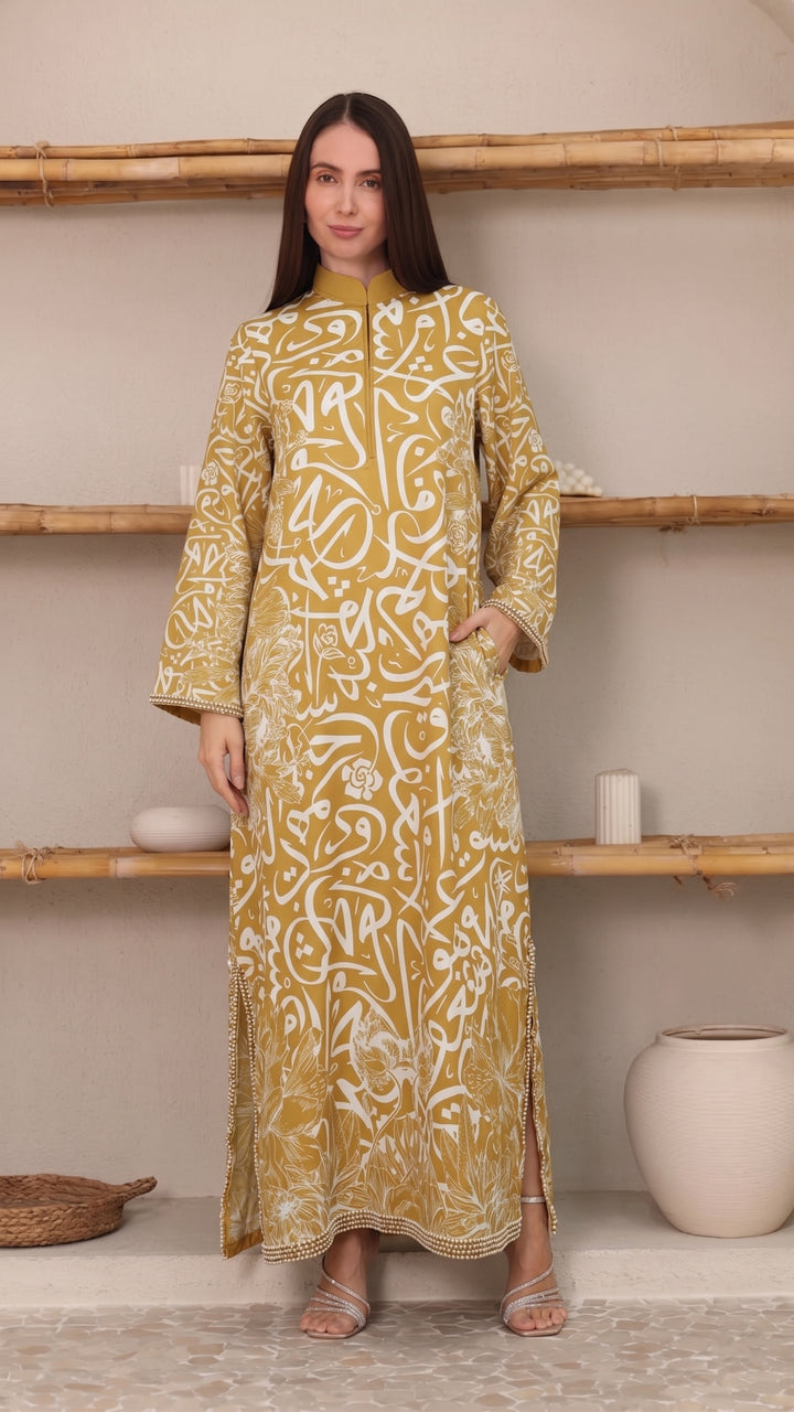 Zarevia Kaftan Dress