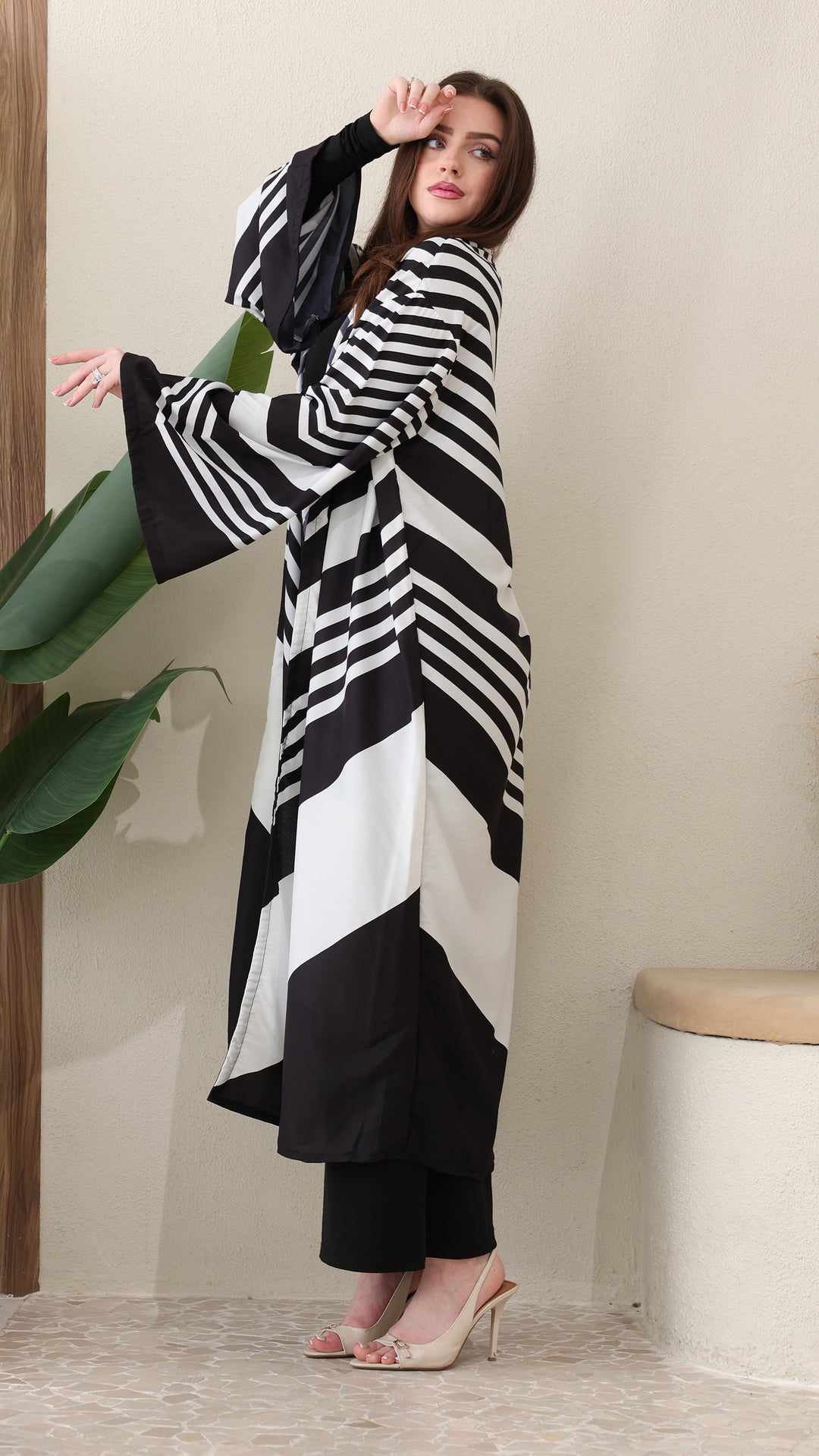 Oblisse Open Front Abaya