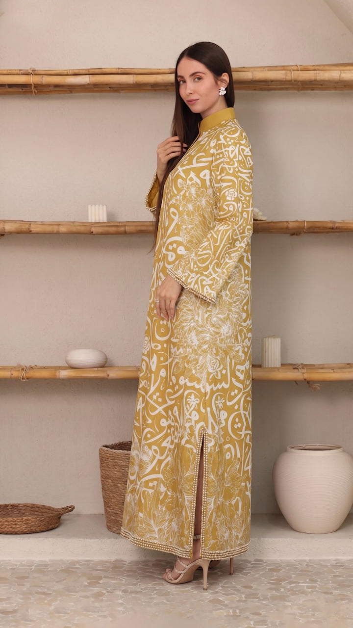 Zarevia Kaftan Dress