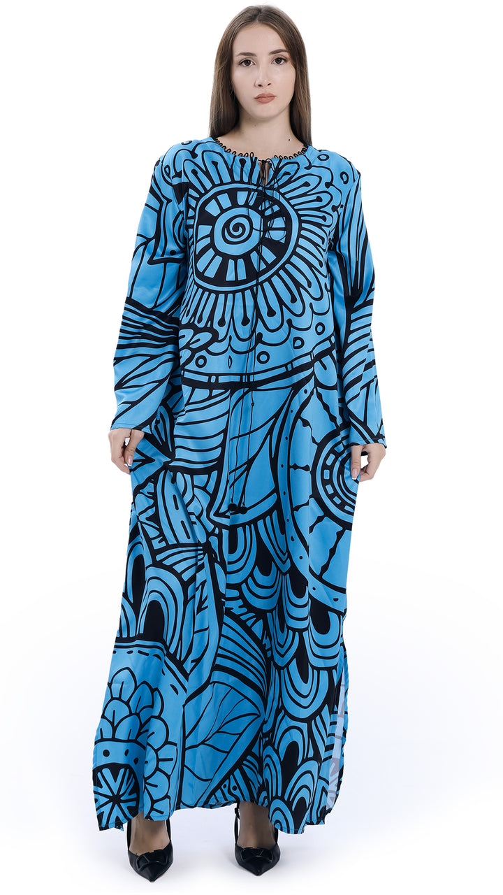 Cyanova Kaftan Dress