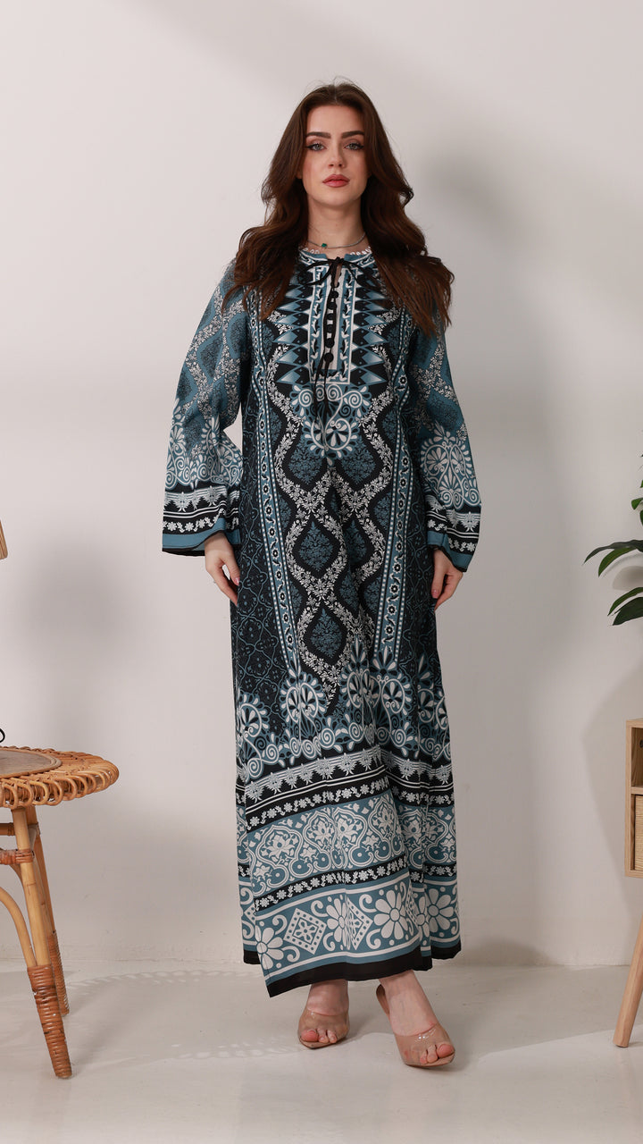 Zevarin Kaftan Dress