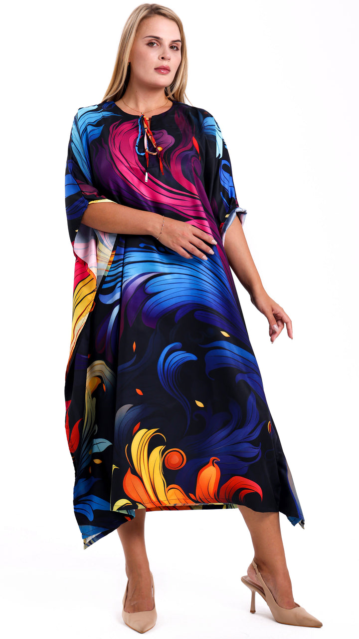 Zavina Black Kaftan