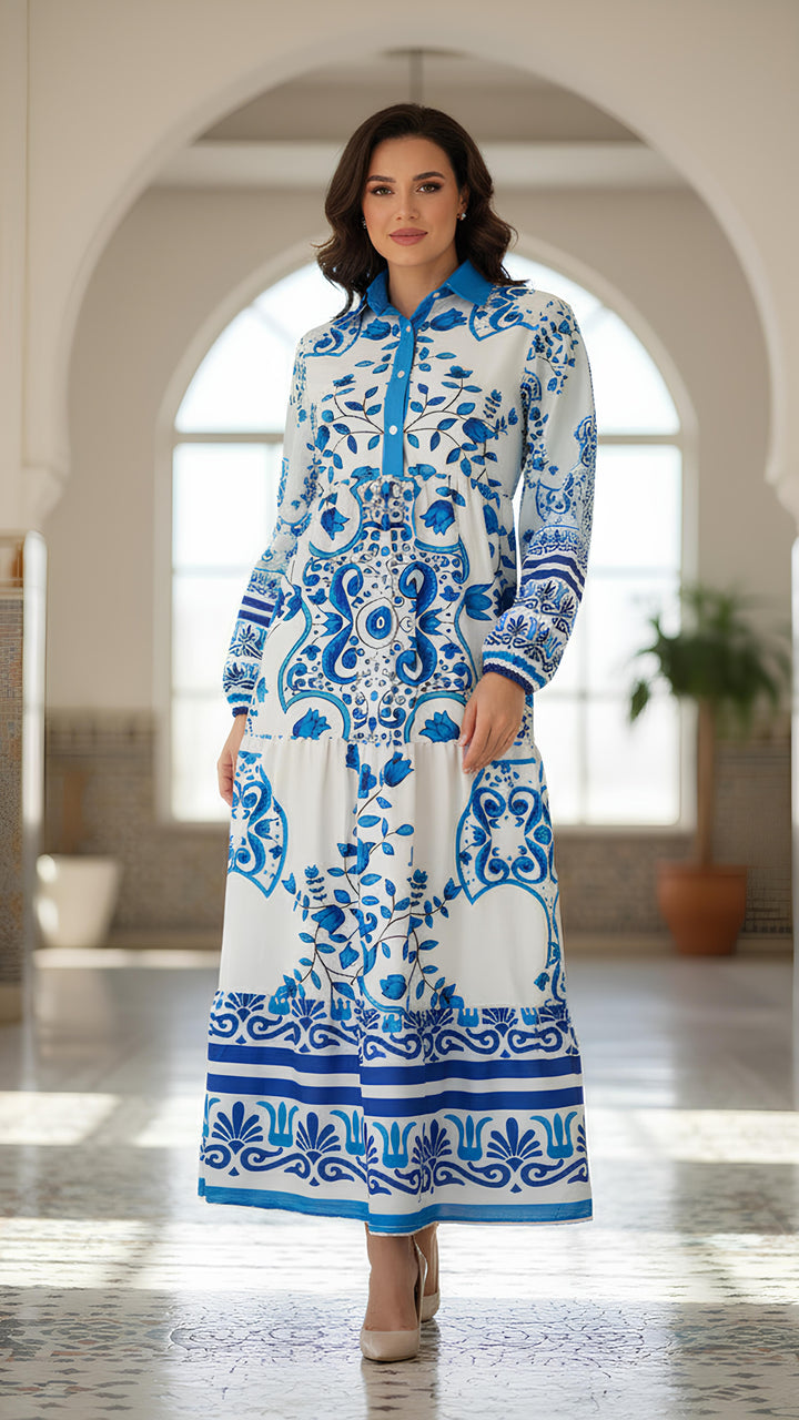 Fleur Saphir Dress