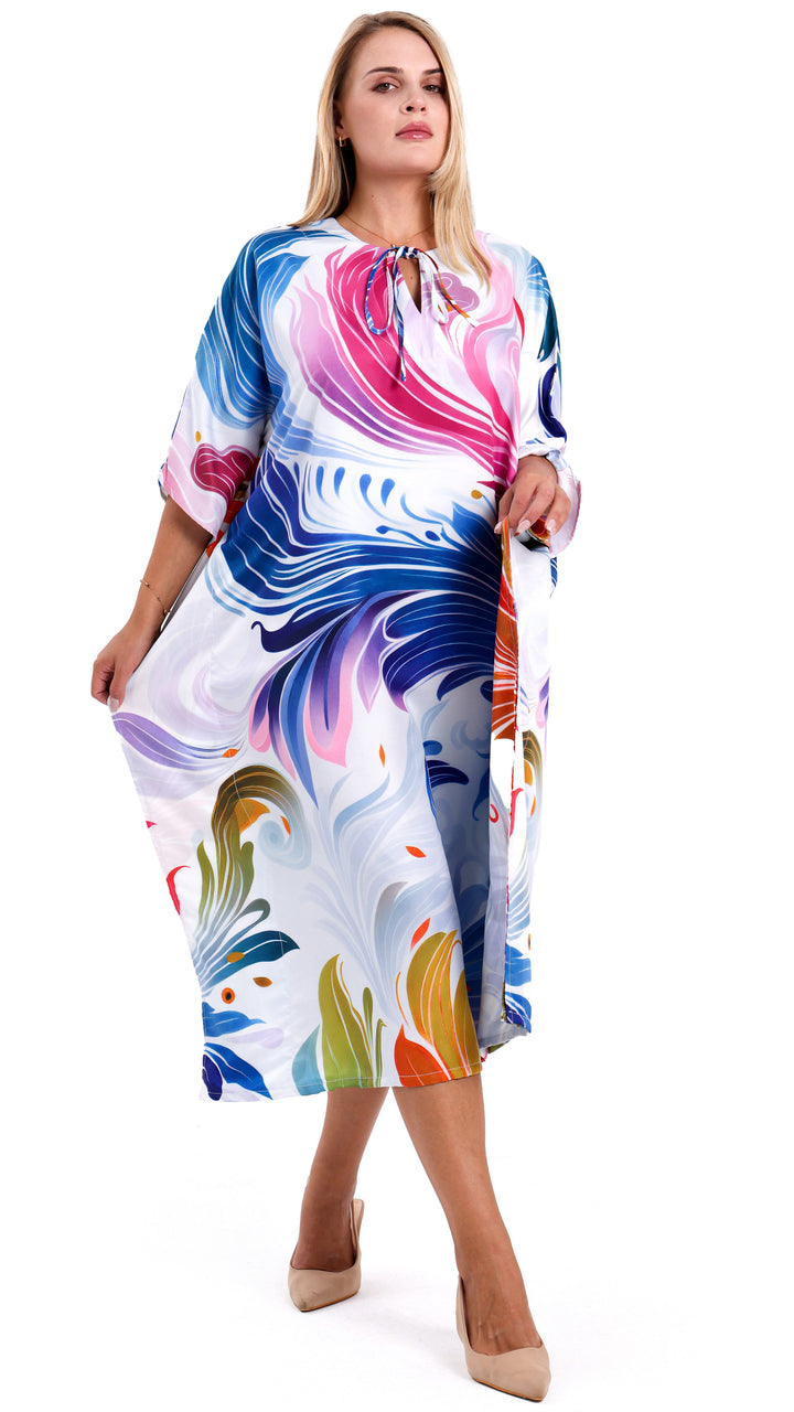 Zavina White Kaftan