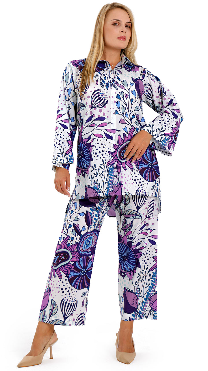 Mirelle White Matching Co-ord Set