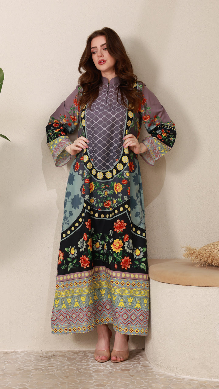 Stravine Kaftan Dress