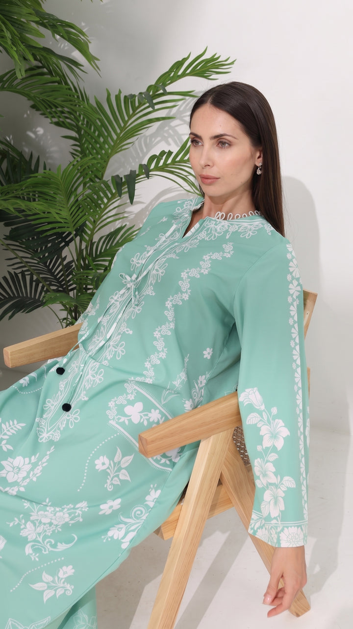 Sylvie Azurea Kaftan Dress