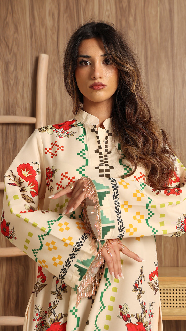 Corvelle Kaftan Dress