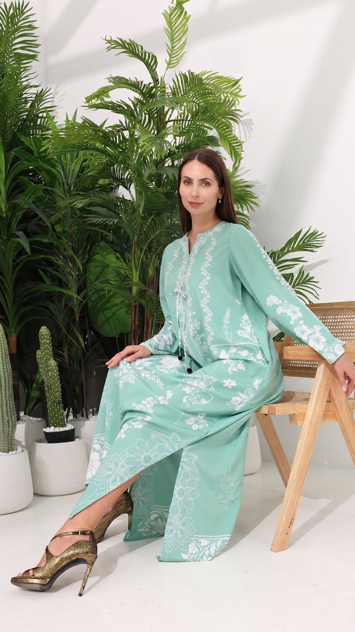 Sylvie Azurea Kaftan Dress