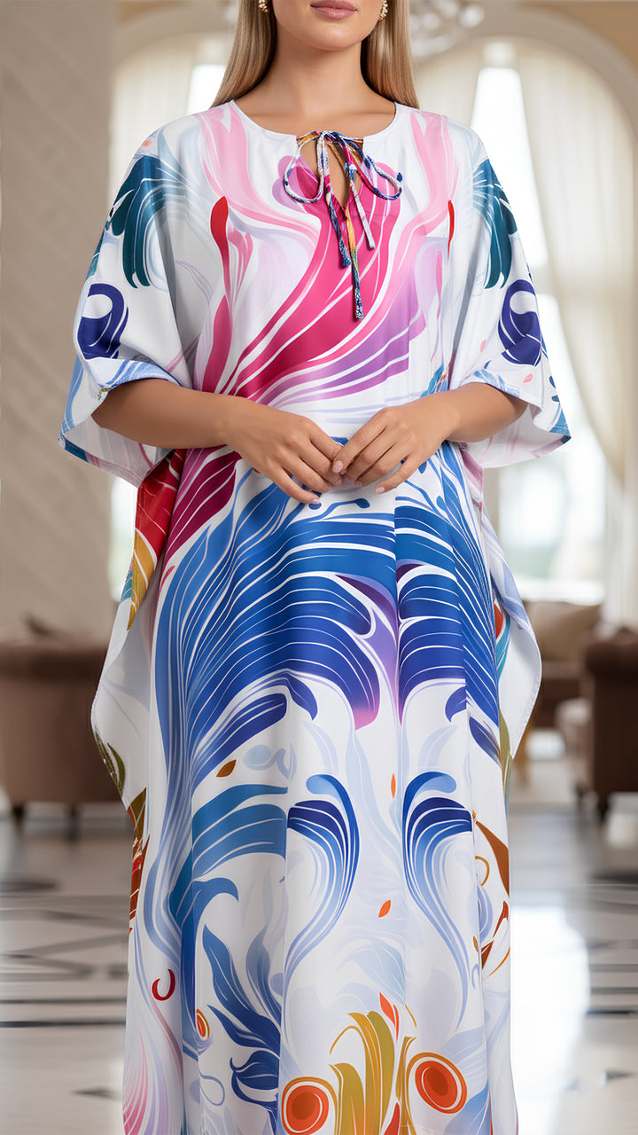 Zavina White Kaftan