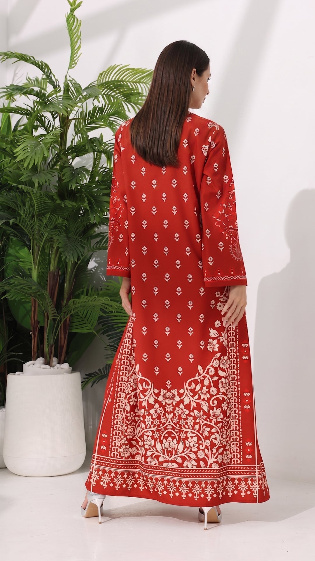 Zephara Garnet Kaftan Dress