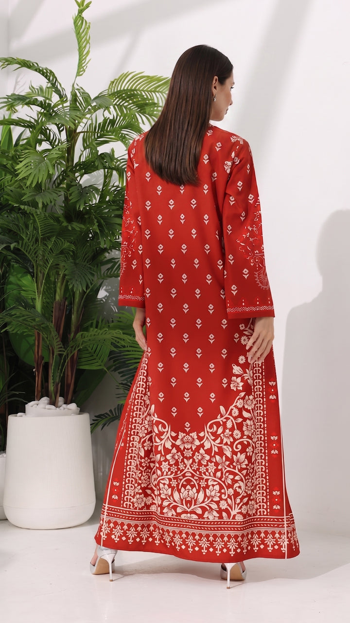 Zephara Garnet Kaftan Dress