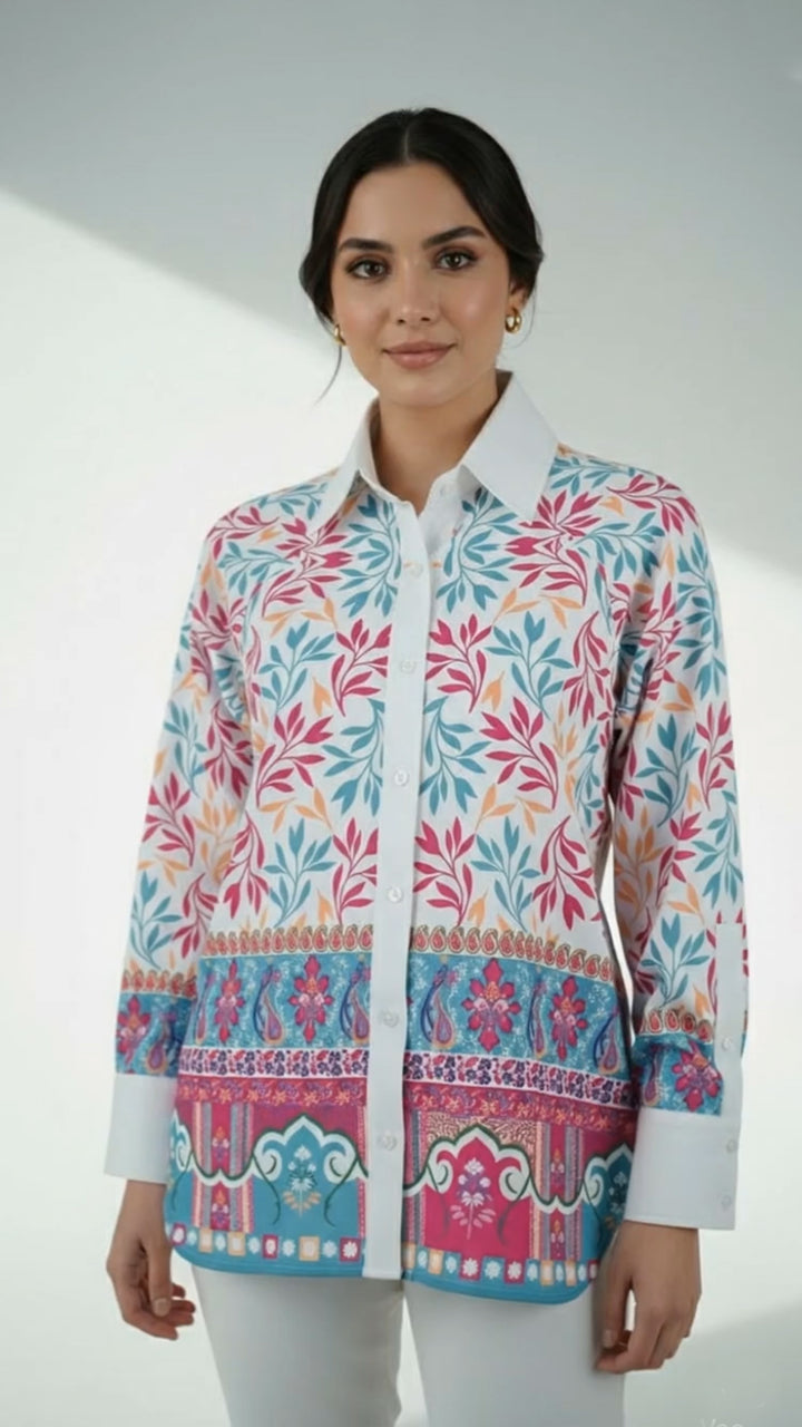 Rosalique Button-Down Shirt