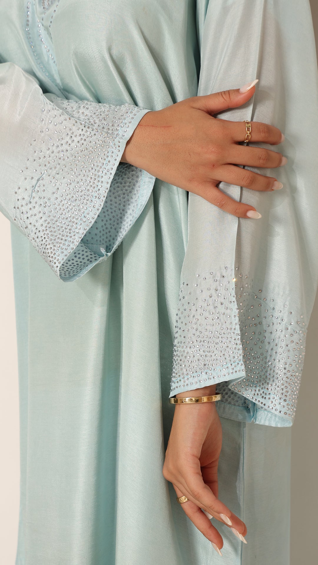 Aqualisse Tussar Silk Kaftan Dress