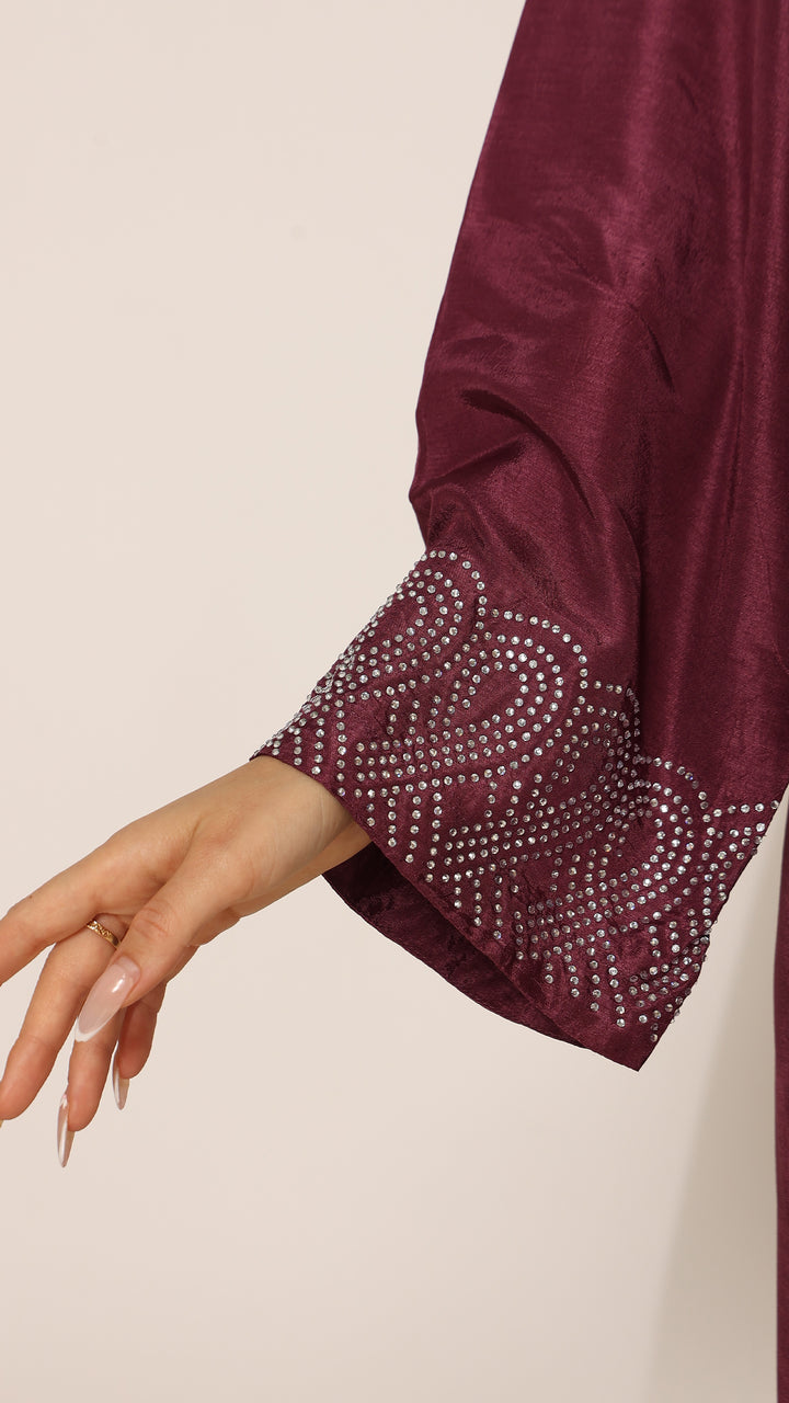 Aurevielle Tussar Silk Kaftan Dress