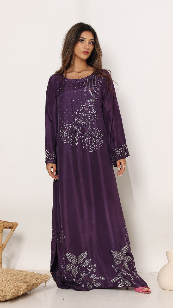 Avelisse Tussar Silk Kaftan Dress