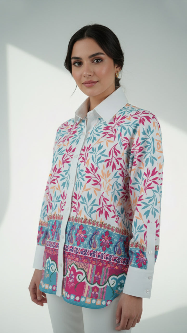 Rosalique Button-Down Shirt