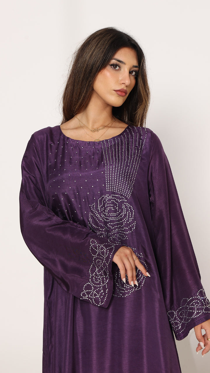 Avelisse Tussar Silk Kaftan Dress