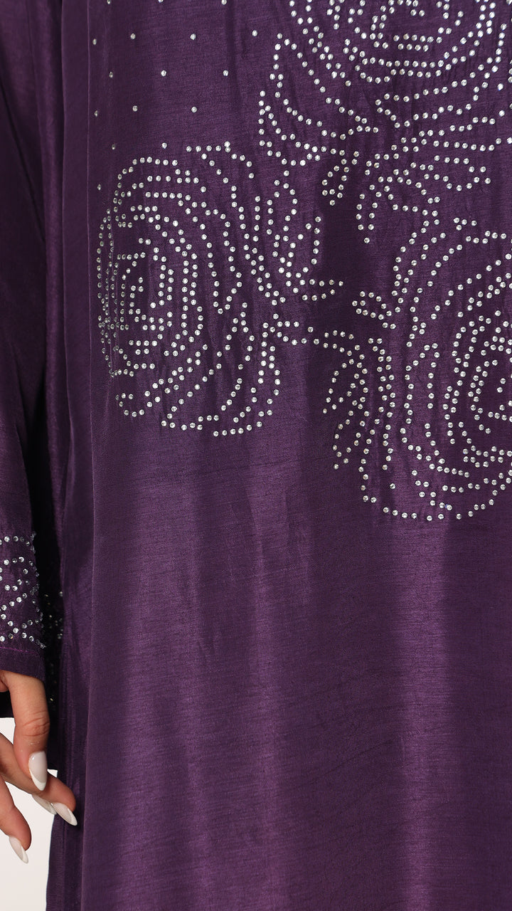 Avelisse Tussar Silk Kaftan Dress