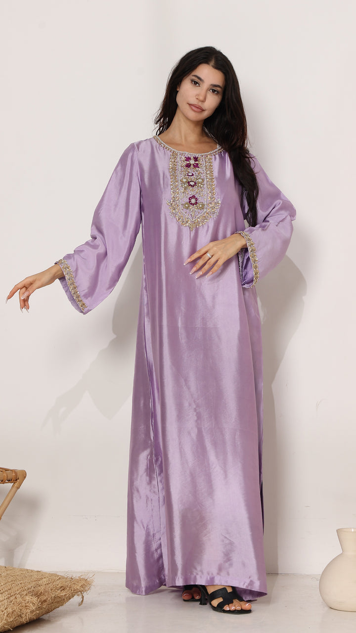 Lavielle Premium Lustrous Silk Kaftan