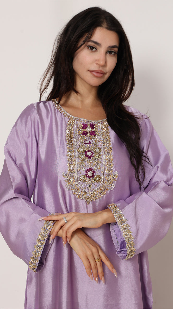 Lavielle Premium Lustrous Silk Kaftan